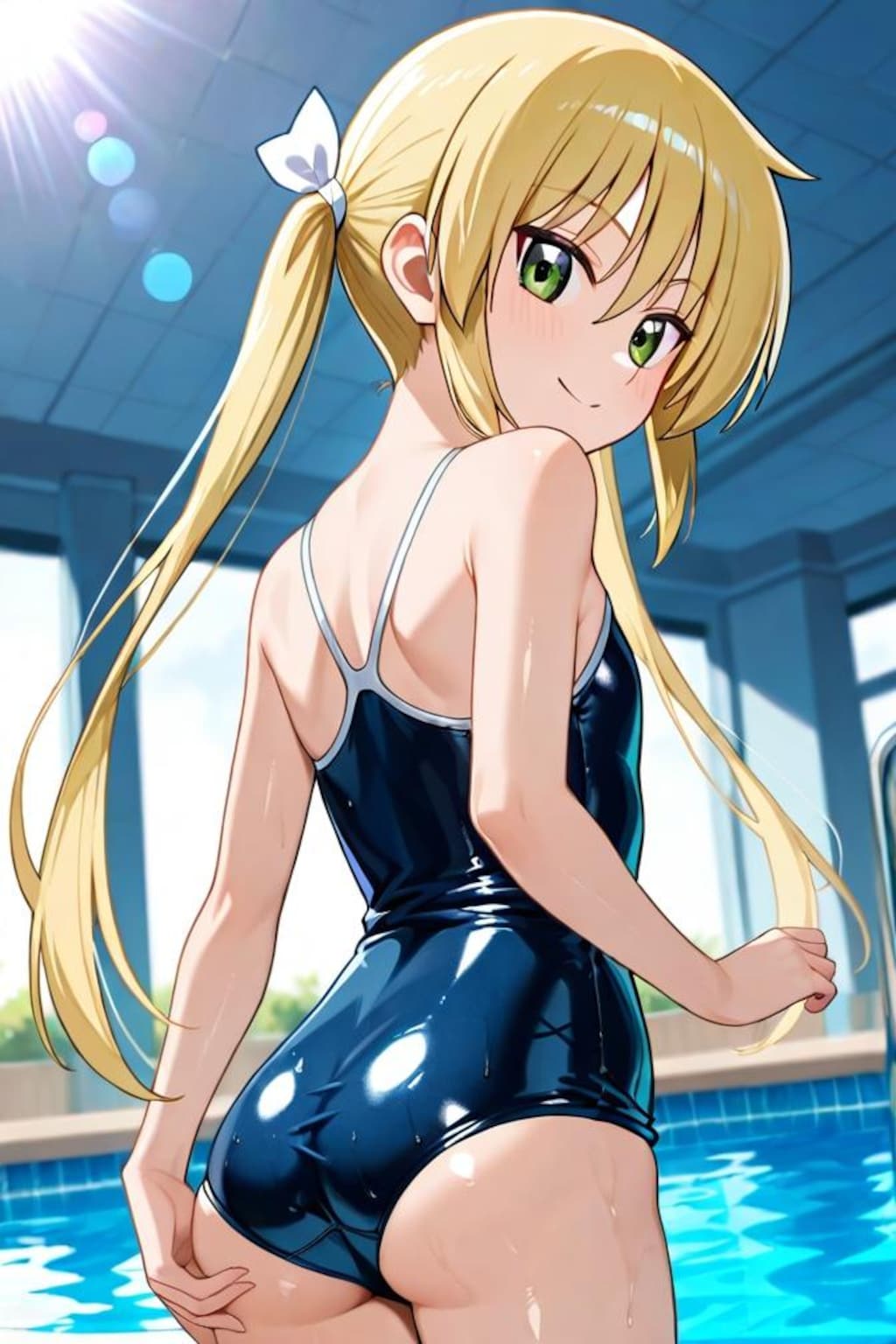 ハヤテのごとく　三千院ナギ　スク水