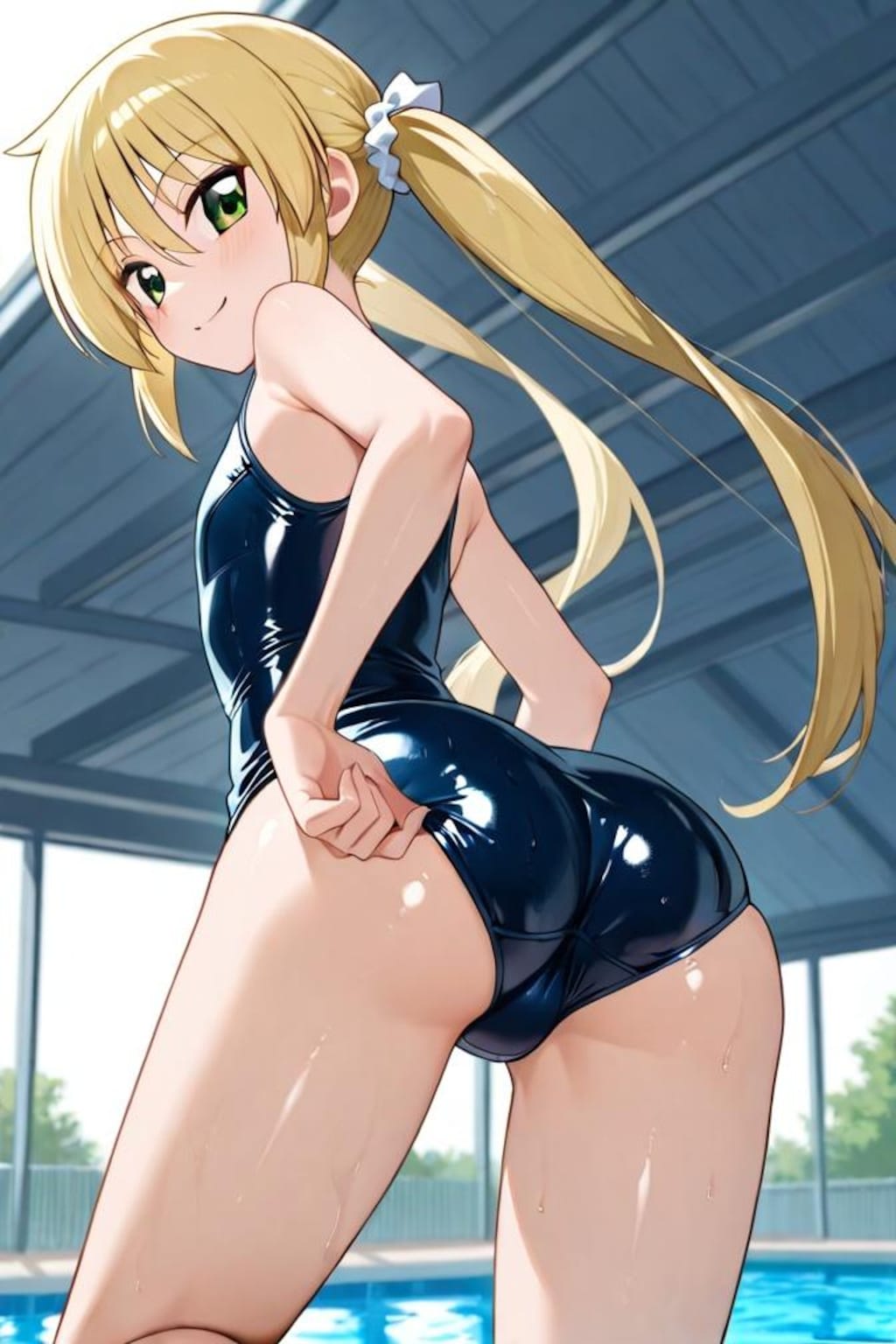 ハヤテのごとく　三千院ナギ　スク水