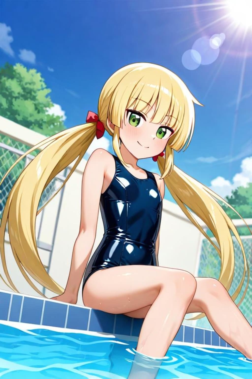 ハヤテのごとく　三千院ナギ　スク水