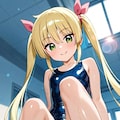 ハヤテのごとく　三千院ナギ　スク水 3枚目