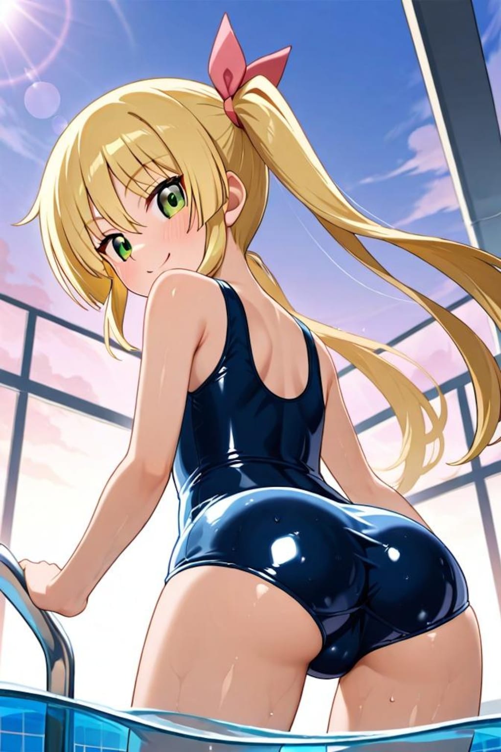 ハヤテのごとく　三千院ナギ　スク水