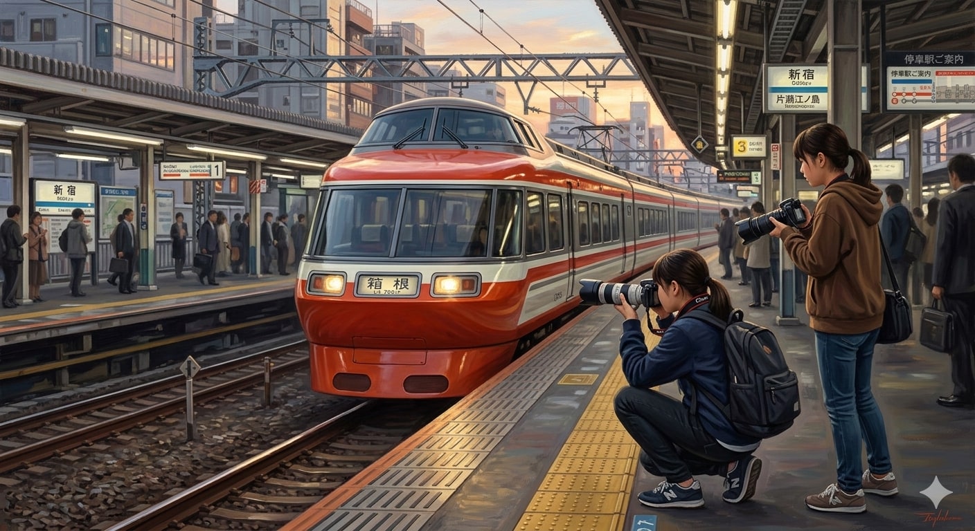 7000系ＬＳＥ入線。 | の人気AIイラスト・グラビア