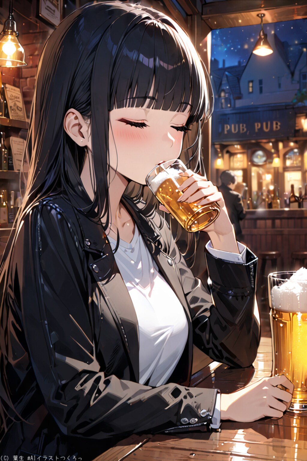 帰りにビールを一杯