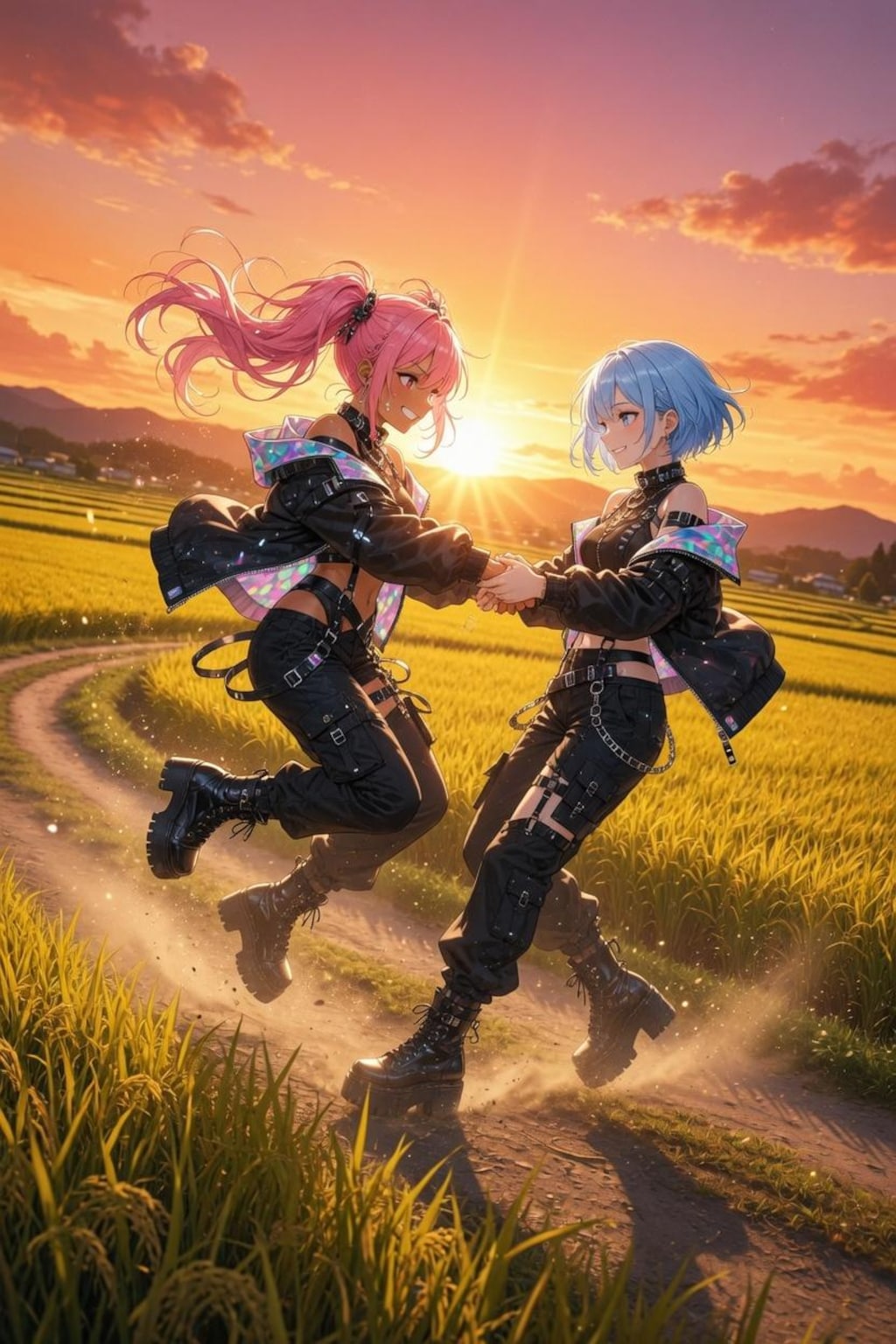 SUMMER RICE FIELD