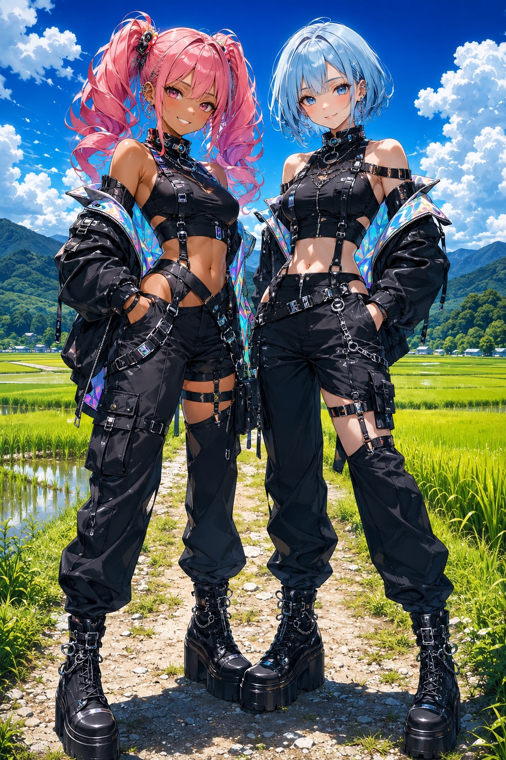 SUMMER RICE FIELD