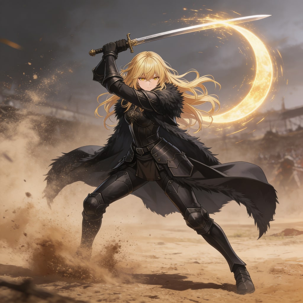 ブロンドの女騎士さん921