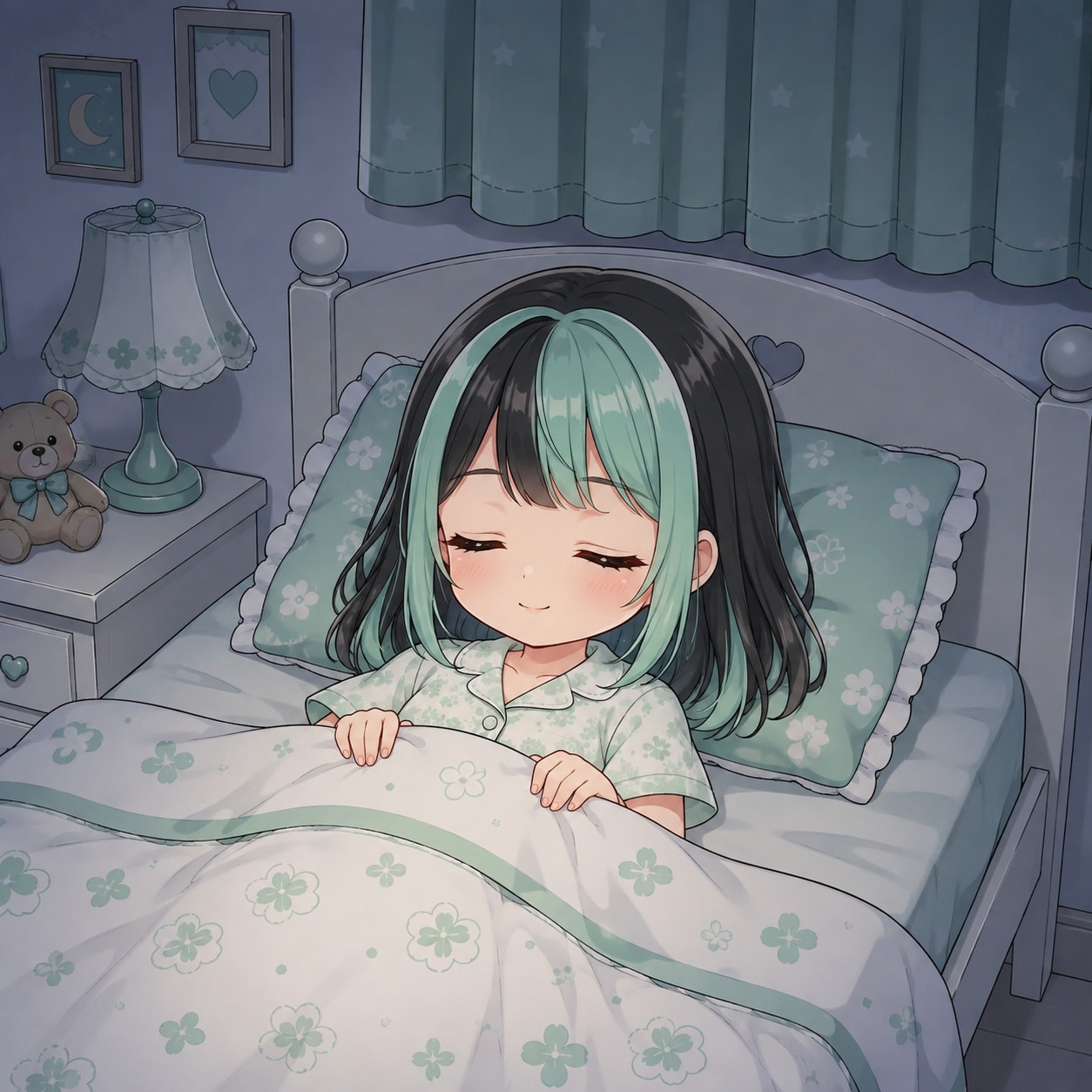 おやすみ🌙（ミントちゃん）