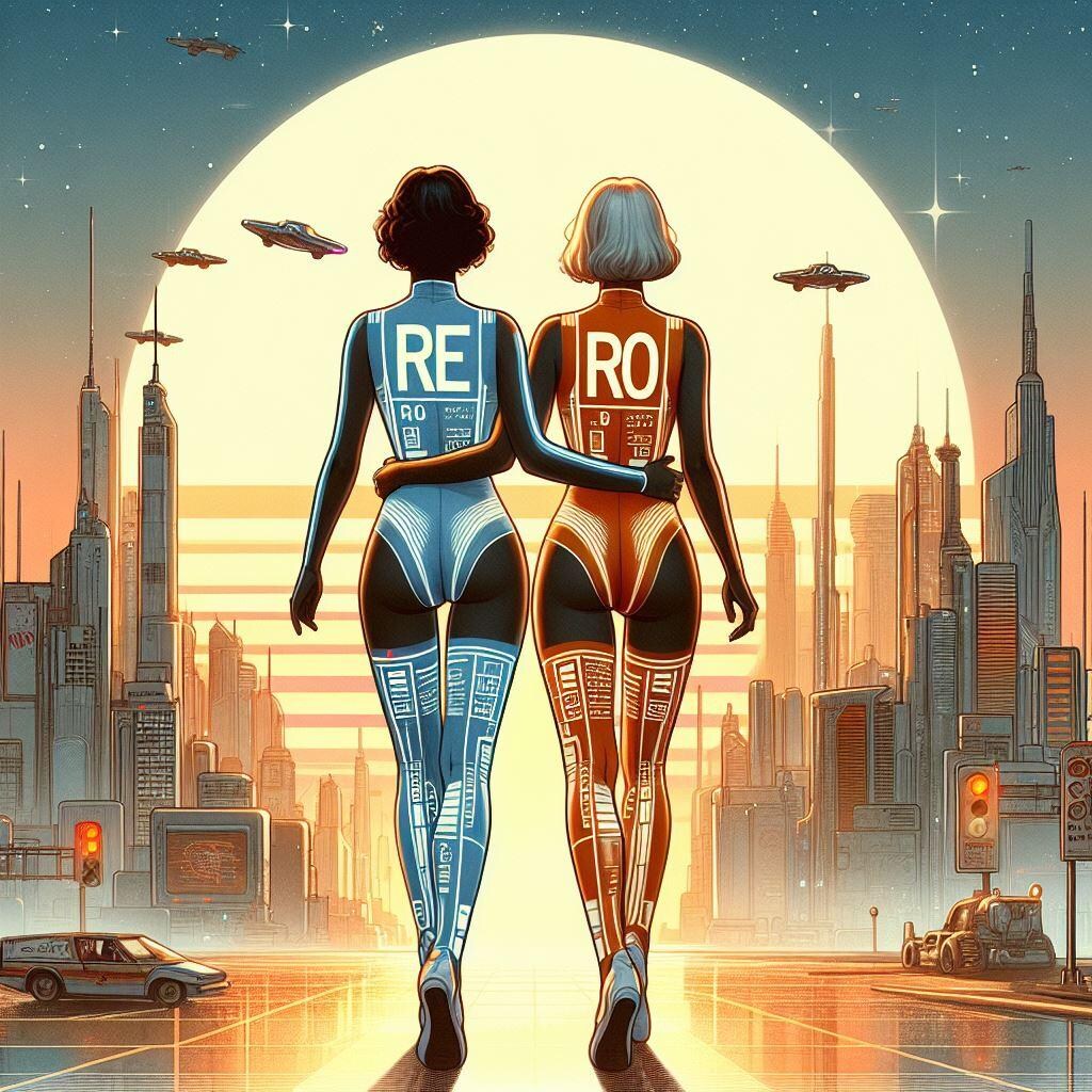 レトロフューチャーな2人