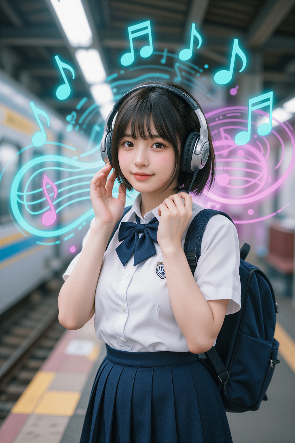 ヘッドホン女子🎧