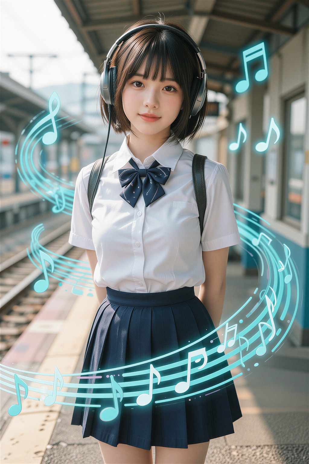 ヘッドホン女子🎧