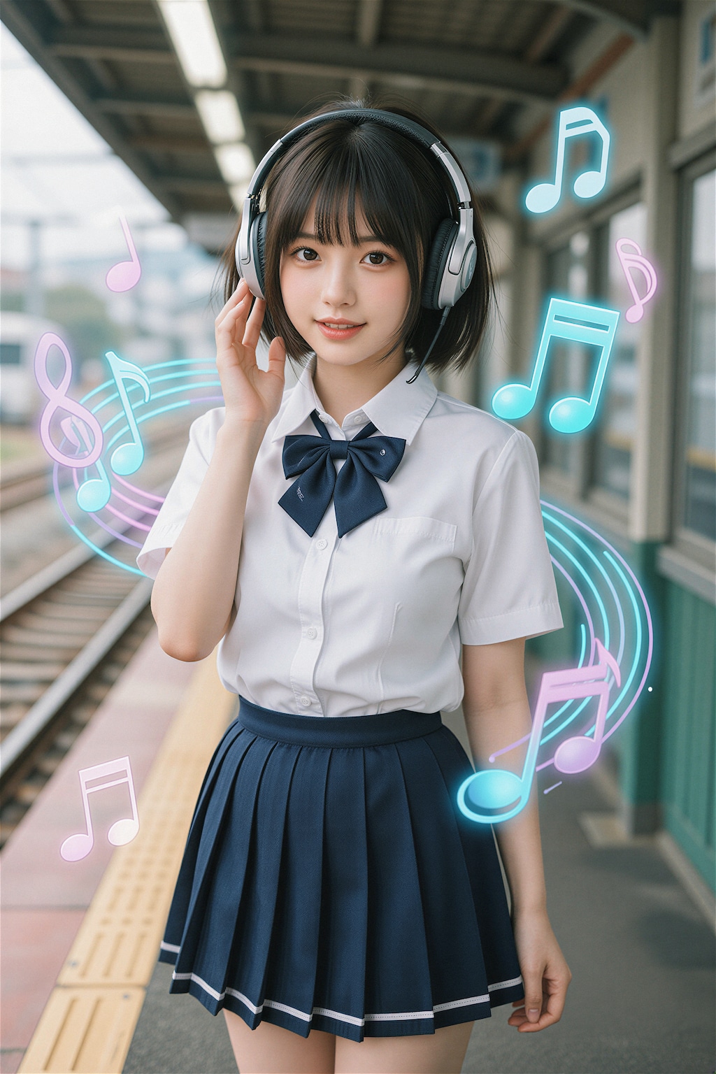 ヘッドホン女子🎧