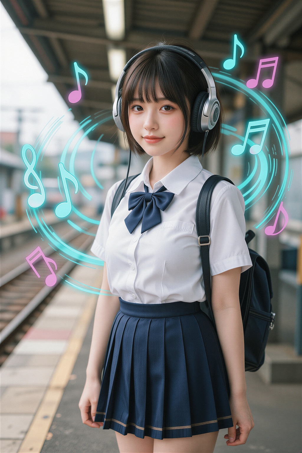 ヘッドホン女子🎧