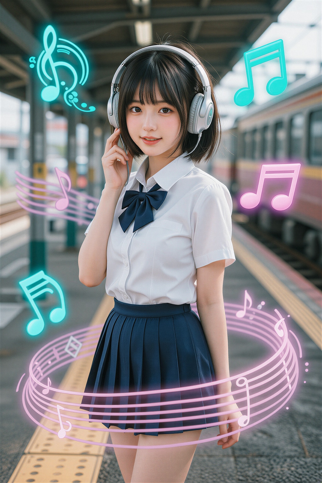 ヘッドホン女子🎧