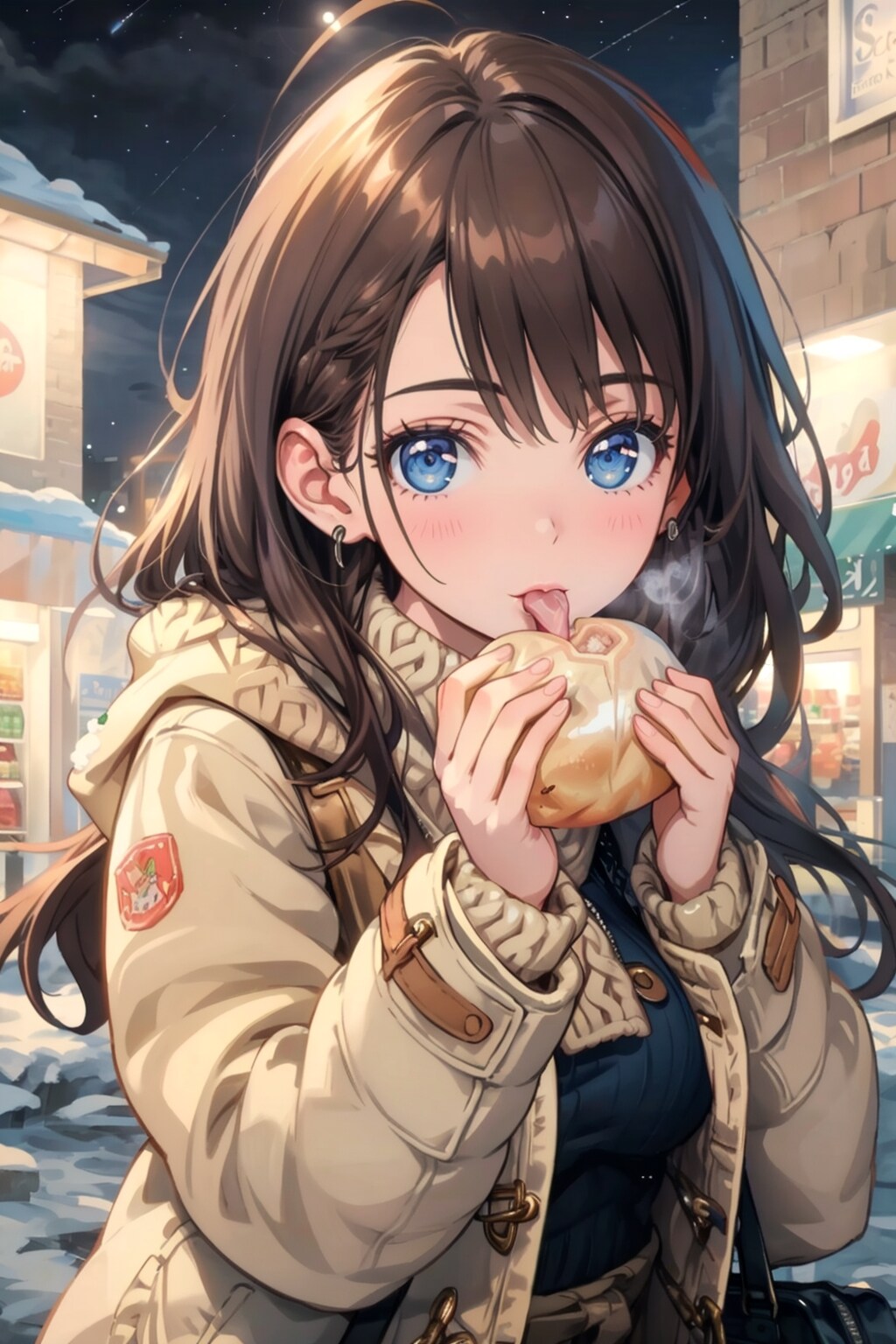 ここの肉まん大きいでしょ？