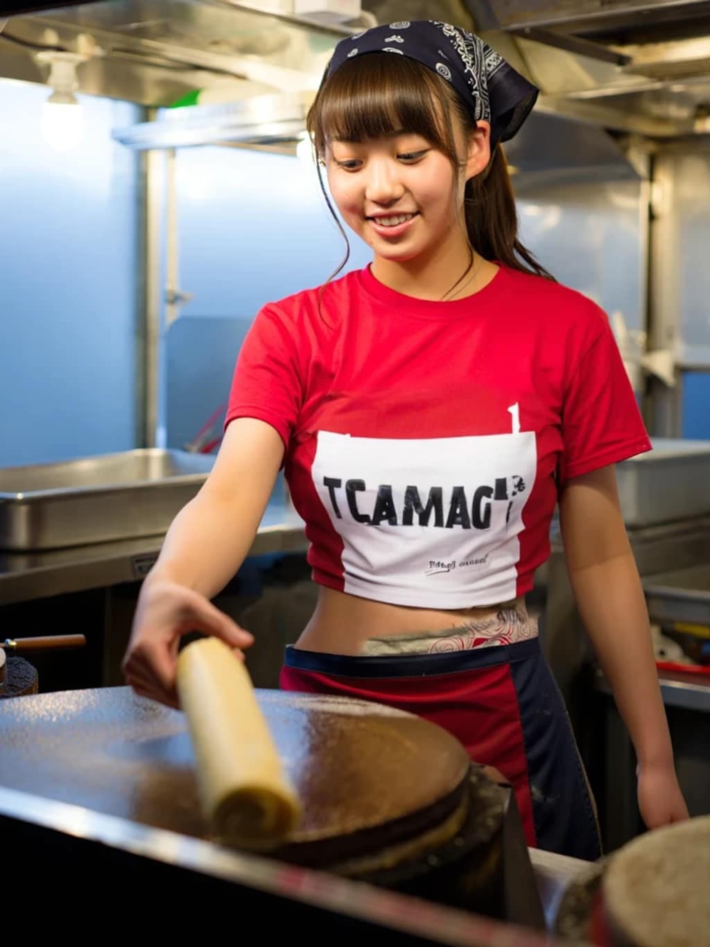 キッチンカーのクレープ屋さん