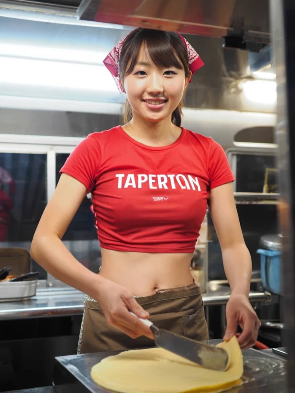 キッチンカーのクレープ屋さん