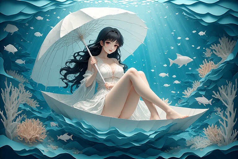紙の海への旅。