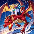 12枚）ドラゴンとケモ耳エルフさん 5枚目