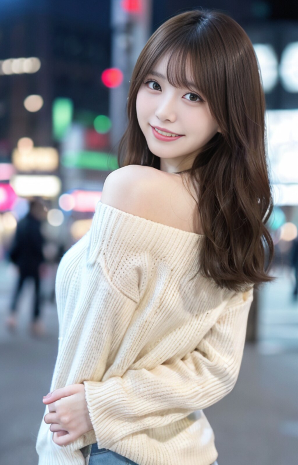 夜のデート…①