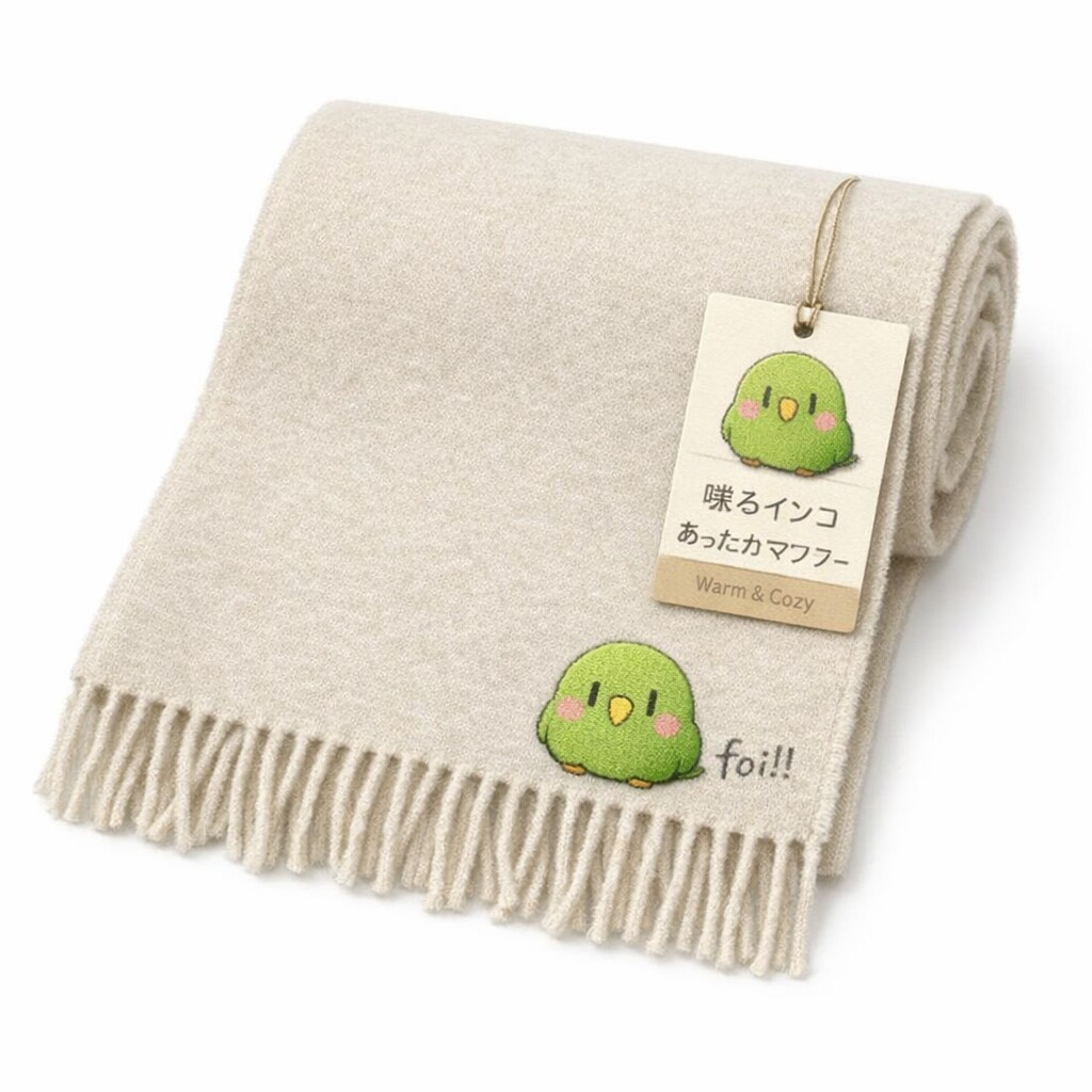 喋るインコのマフラー | の人気AIイラスト・グラビア