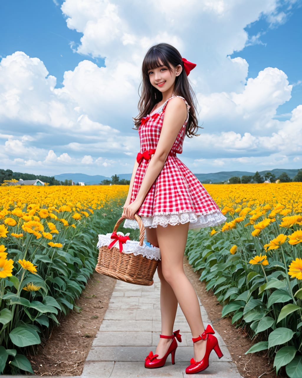 花と少女