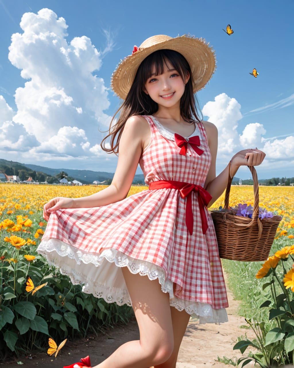 花と少女
