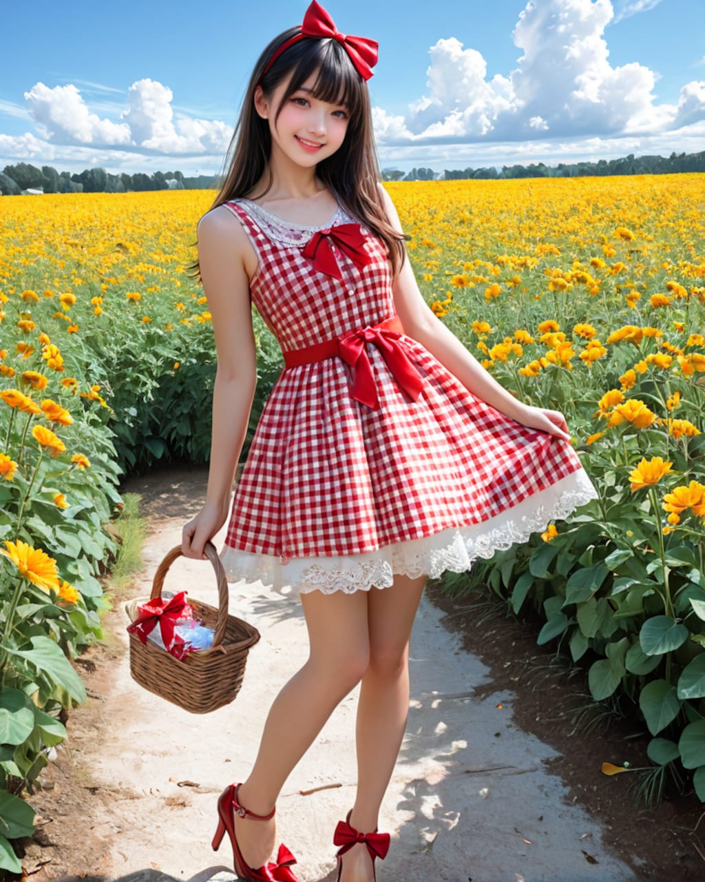 花と少女