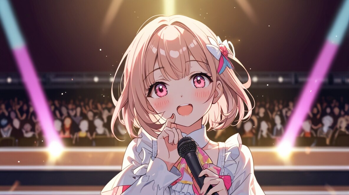 Idol on stage