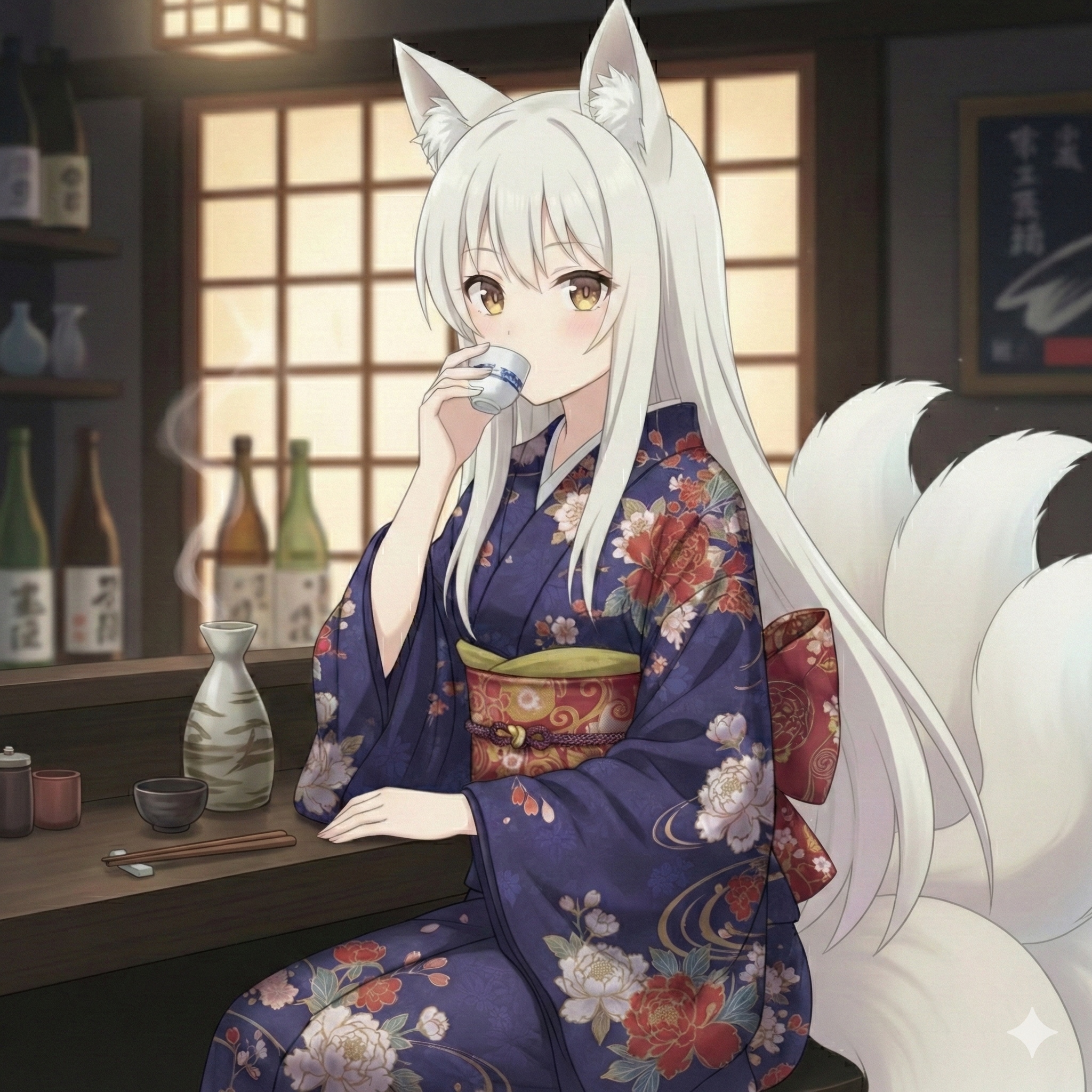 熱燗で一杯 | の人気AIイラスト・グラビア