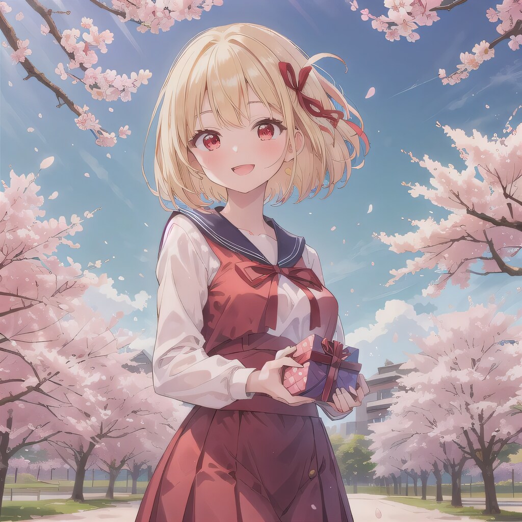 金髪ボブでセーラー服の少女１１