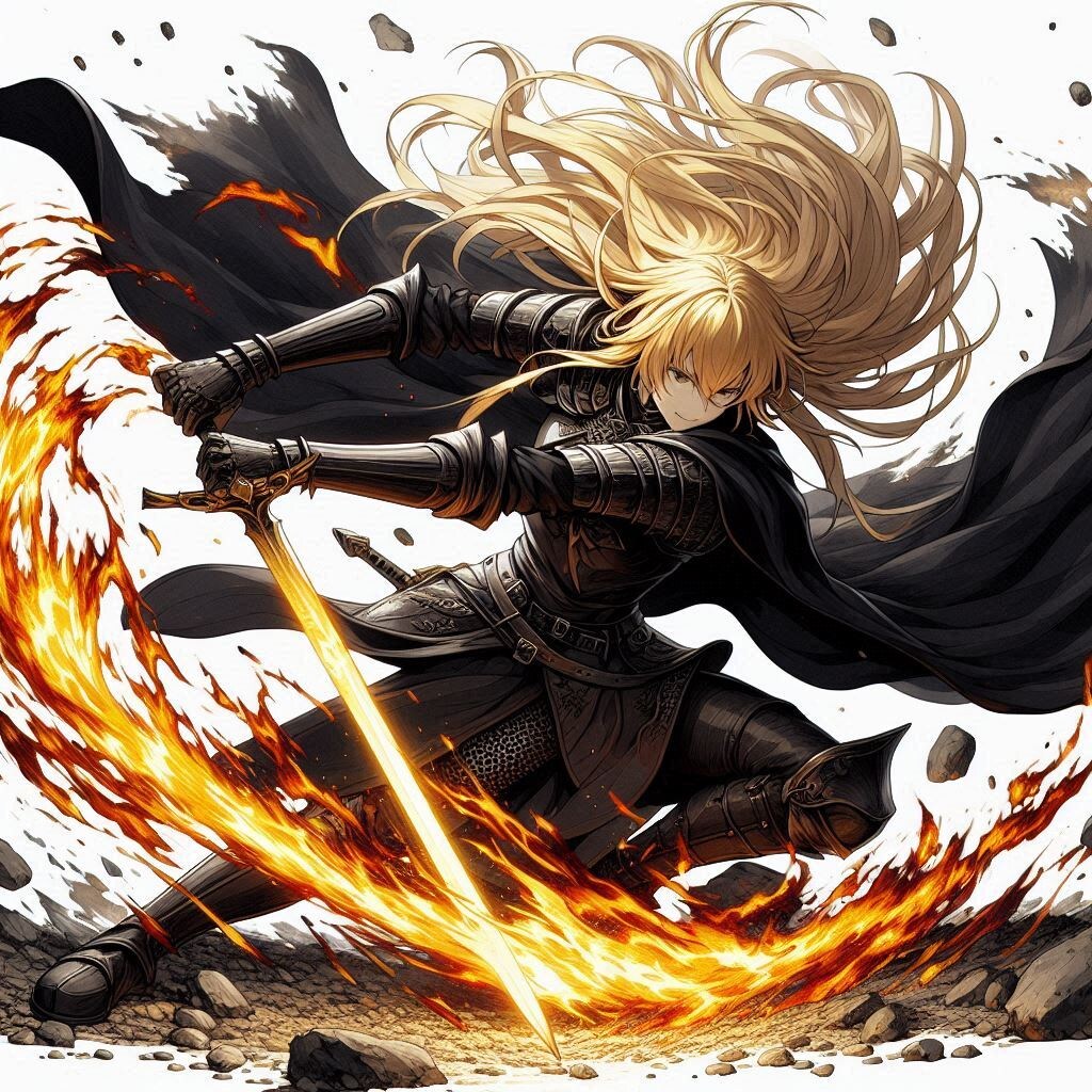 ブロンドの女騎士さん780