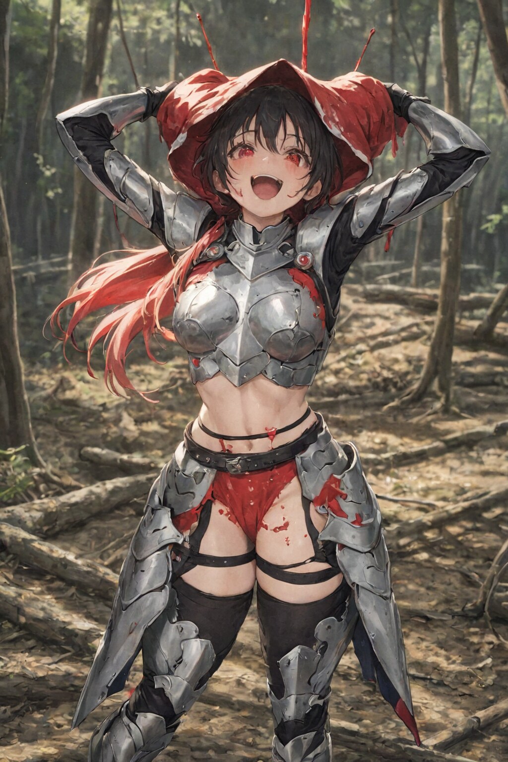 みてー真っ赤かー