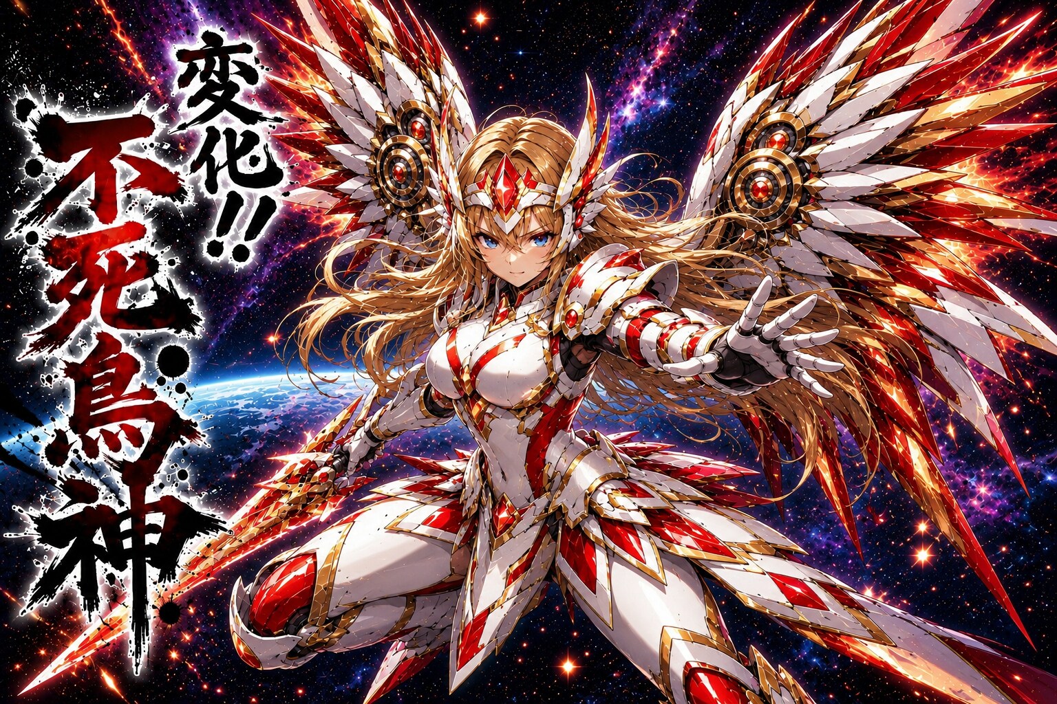 前人未到　不死鳥神 | の人気AIイラスト・グラビア