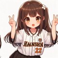 【38年ぶり、阪神日本一】可愛い、阪神タイガース ファンの女の子 #1【DALL-E3】 9枚目