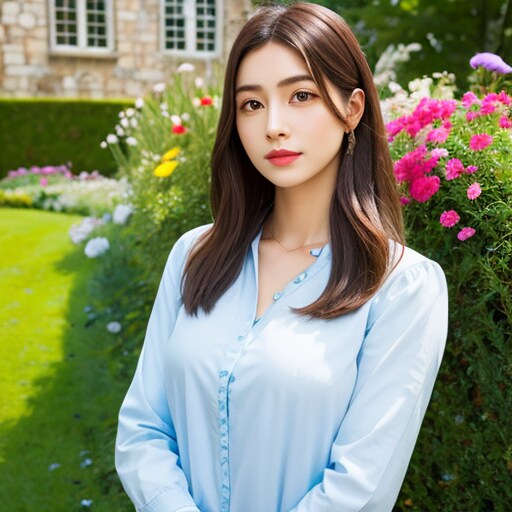 in the garden