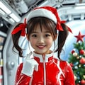 宇宙版 サンタスーツ娘 4枚目