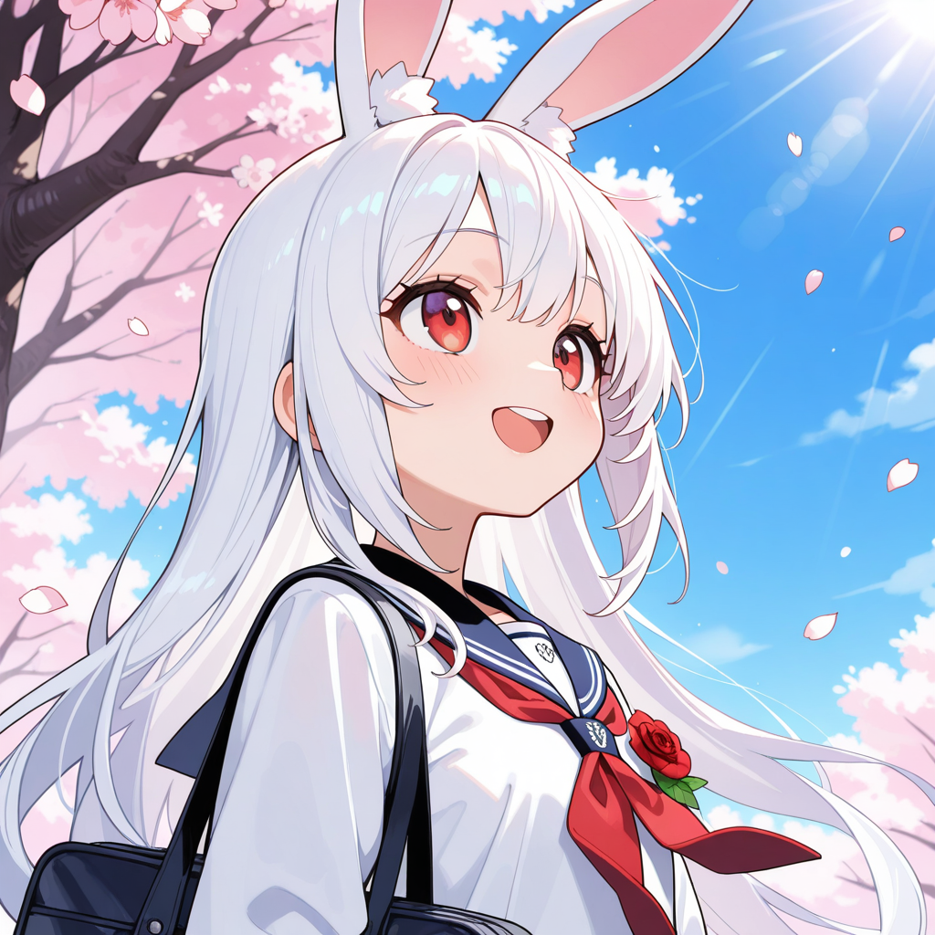 ちちぷい学園に入学するうさぎ・・・・・ちゃん？？？ | の人気AIイラスト・グラビア