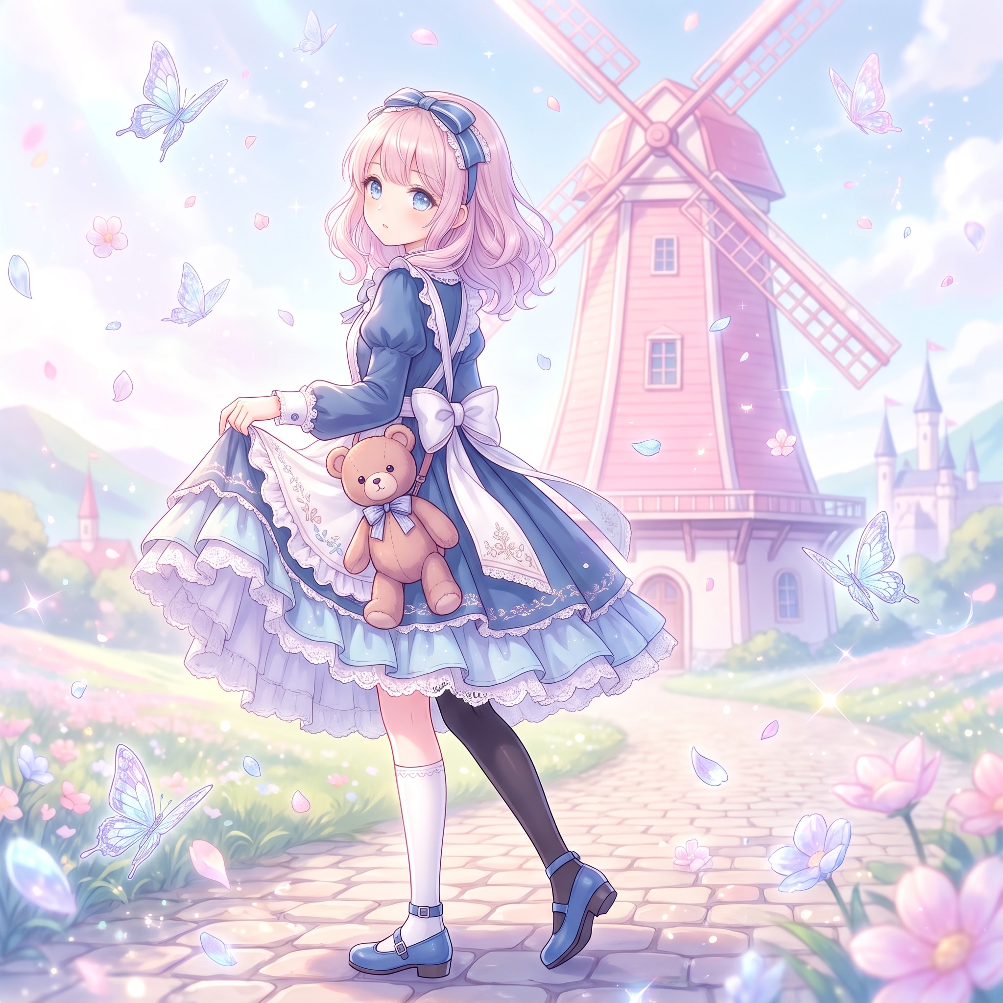 風車畔の少女回顧