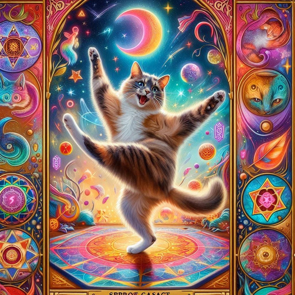 猫のタロットカード占い