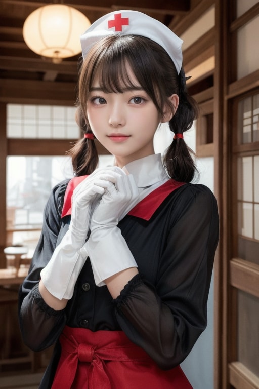 ナース喫茶の看板娘