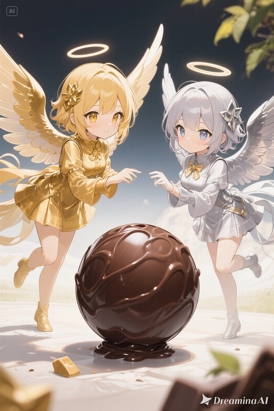 金と銀のエンゼル582 | の人気AIイラスト・グラビア