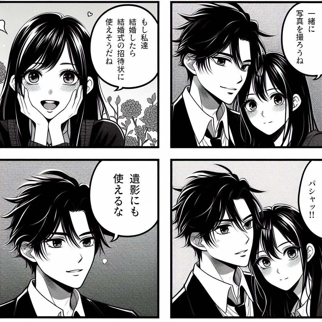 AIが作ったマンガらしき絵にセリフを入れてみるテスト