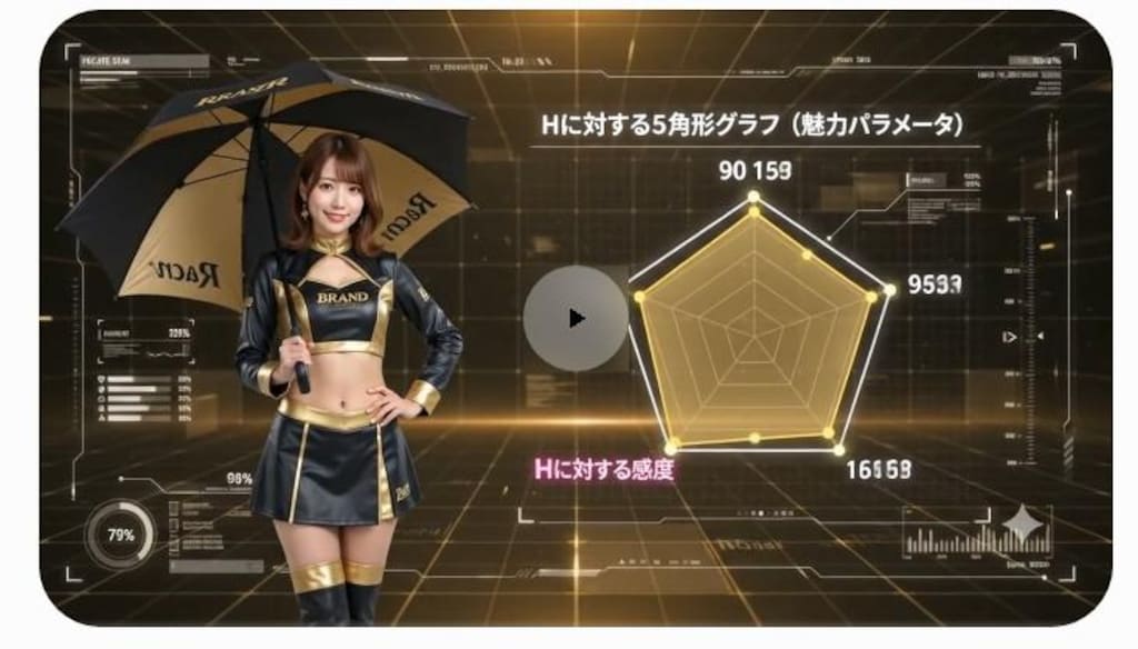 レースクイーンℍ度パラメータ（動画版）