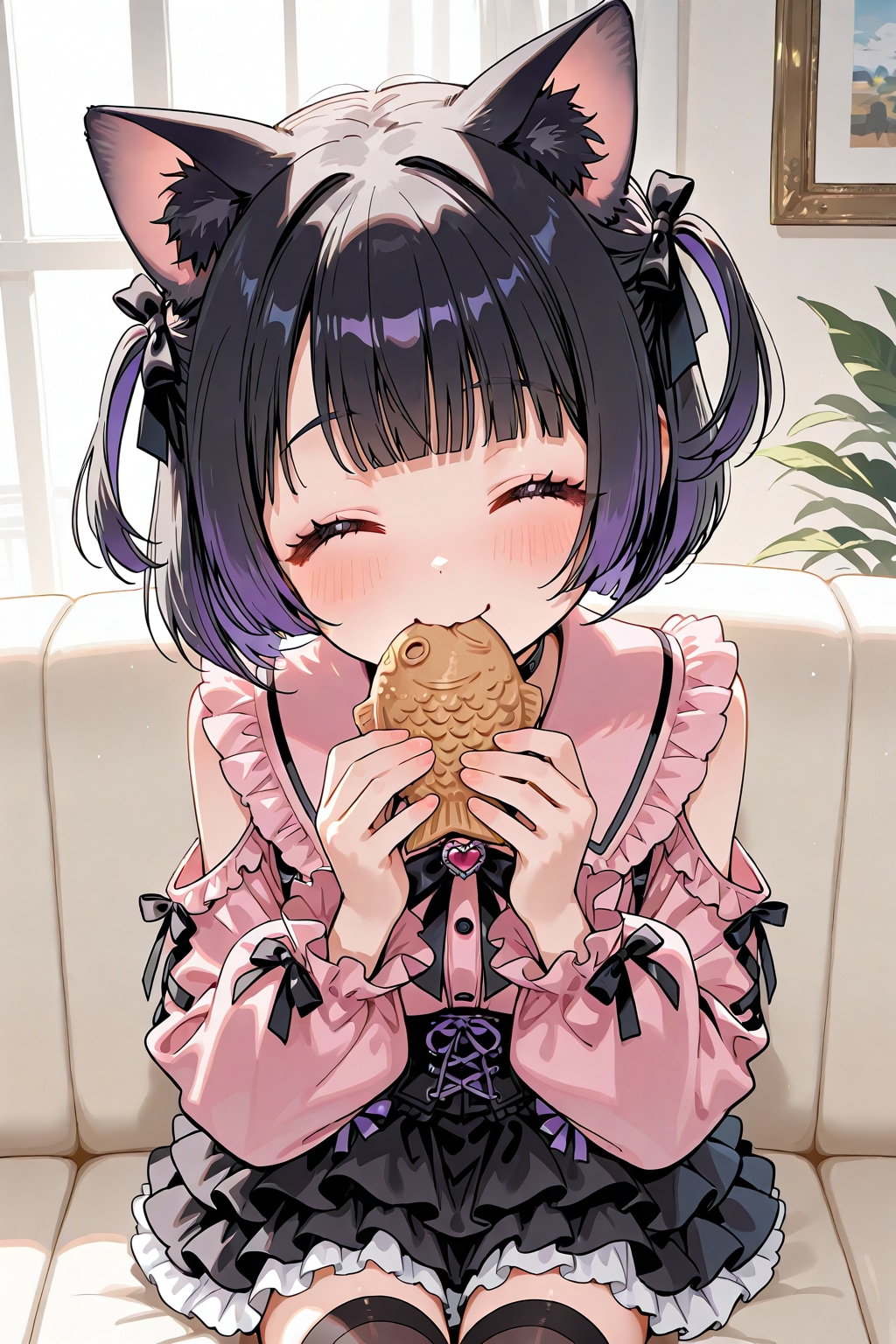 「たい焼きおいひいれふ」