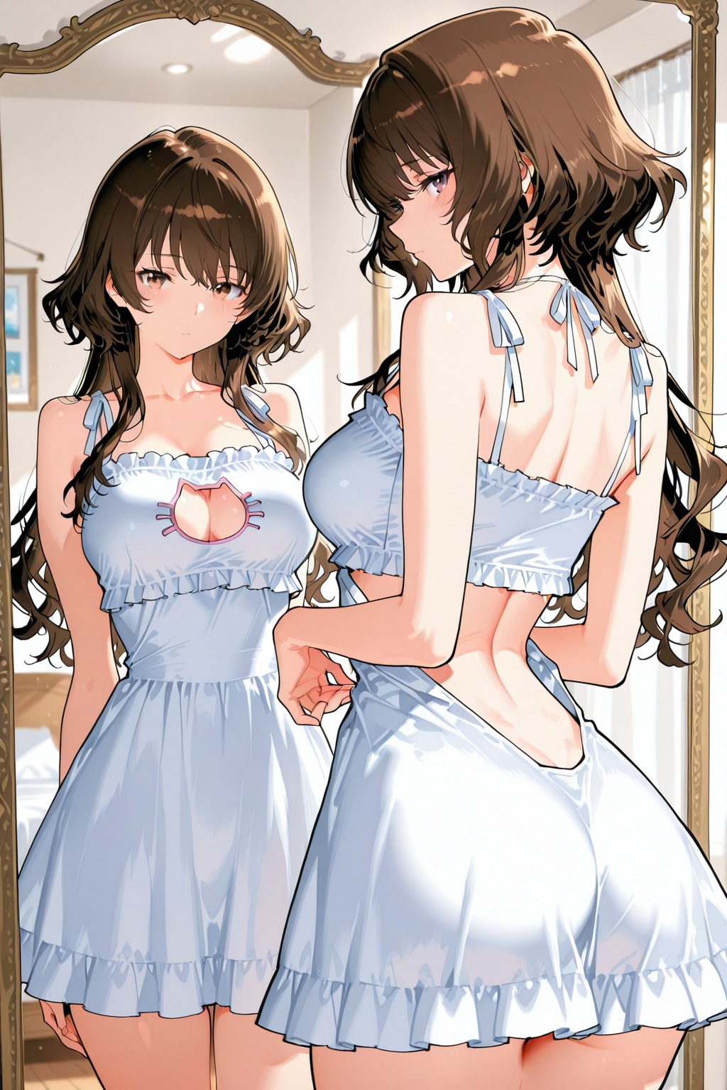 🐈下着 | の人気AIイラスト・グラビア