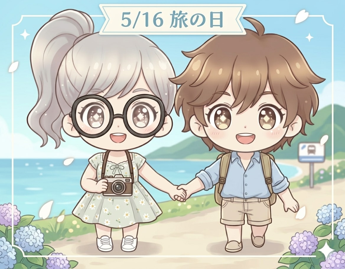 今日は「旅の日」