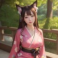 狐耳の女の子① 3枚目