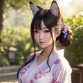 狐耳の女の子① 2枚目