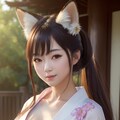 狐耳の女の子① 11枚目