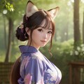 狐耳の女の子① 5枚目